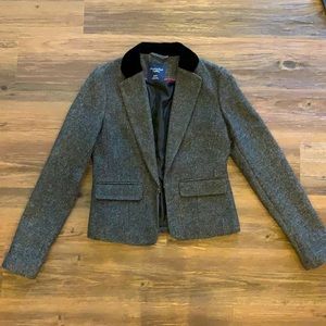 AE Blazer with Velvet Detail XS